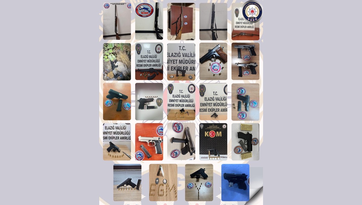 Elazığ'da aranan 95 şüpheli yakalandı