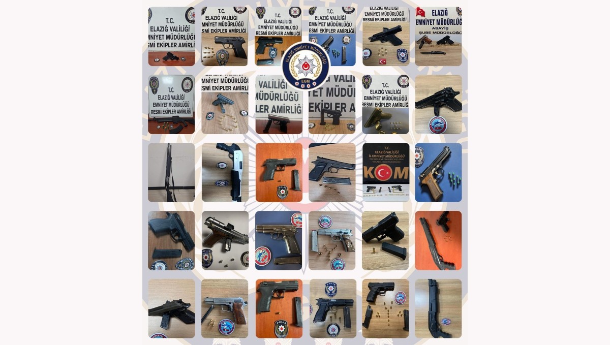 Elazığ'da aranan 95 şüpheli yakalandı