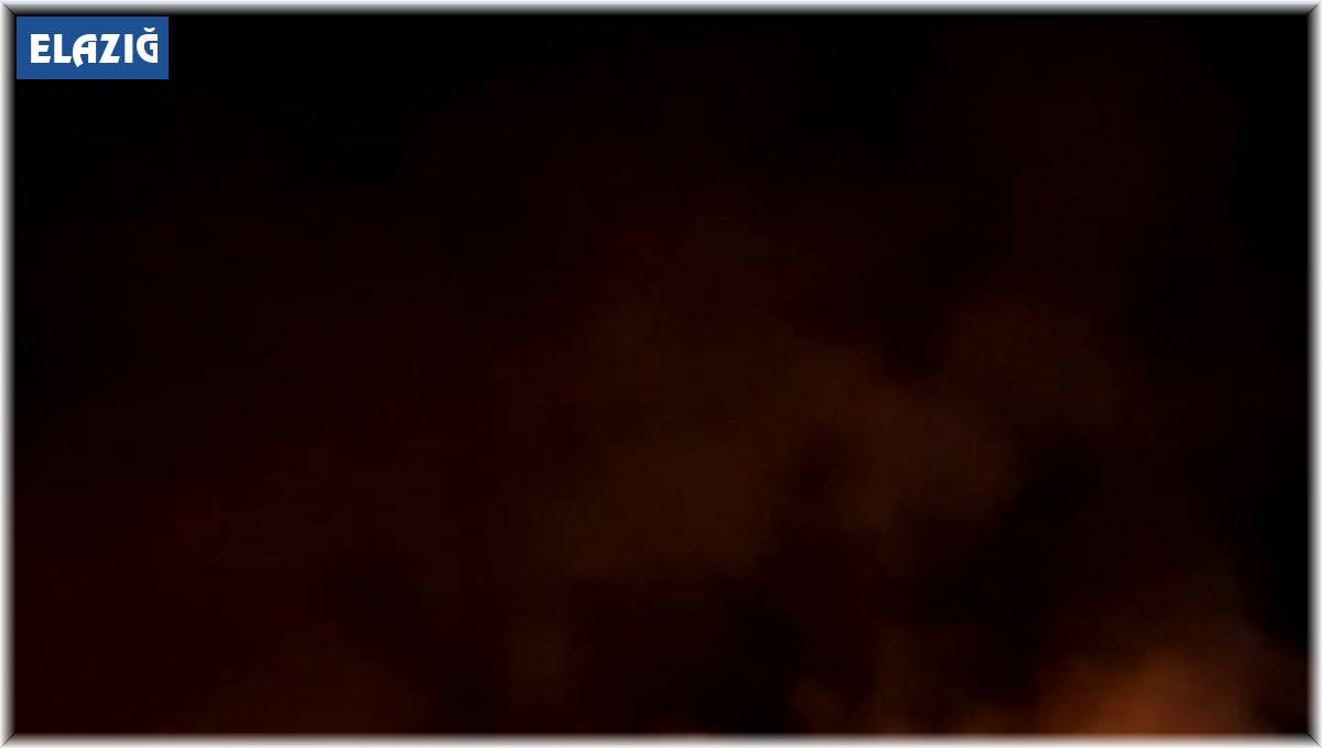 Elazığ'da arazi yangını
