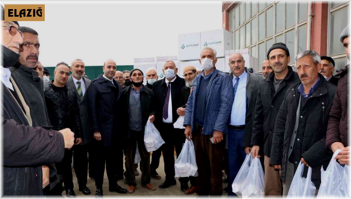 Elazığ'da arı yetiştiricilerin destek verildi