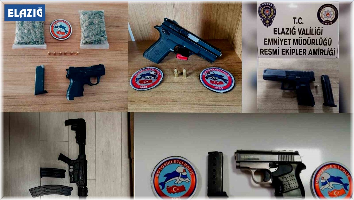 Elazığ'da asayiş şok uygulamaları sürüyor