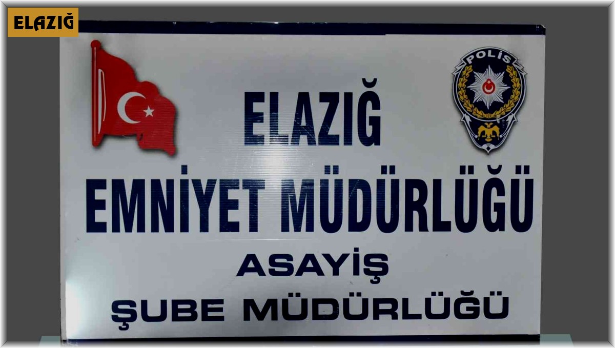 Elazığ'da asayiş uygulamalarında 171 şahıs yakalandı