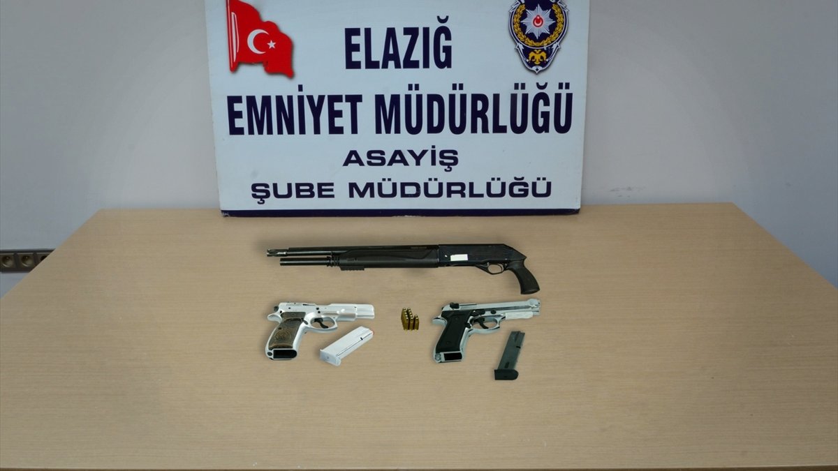 Elazığ'da asayiş uygulamalarında yakalanan 13 zanlı tutuklandı