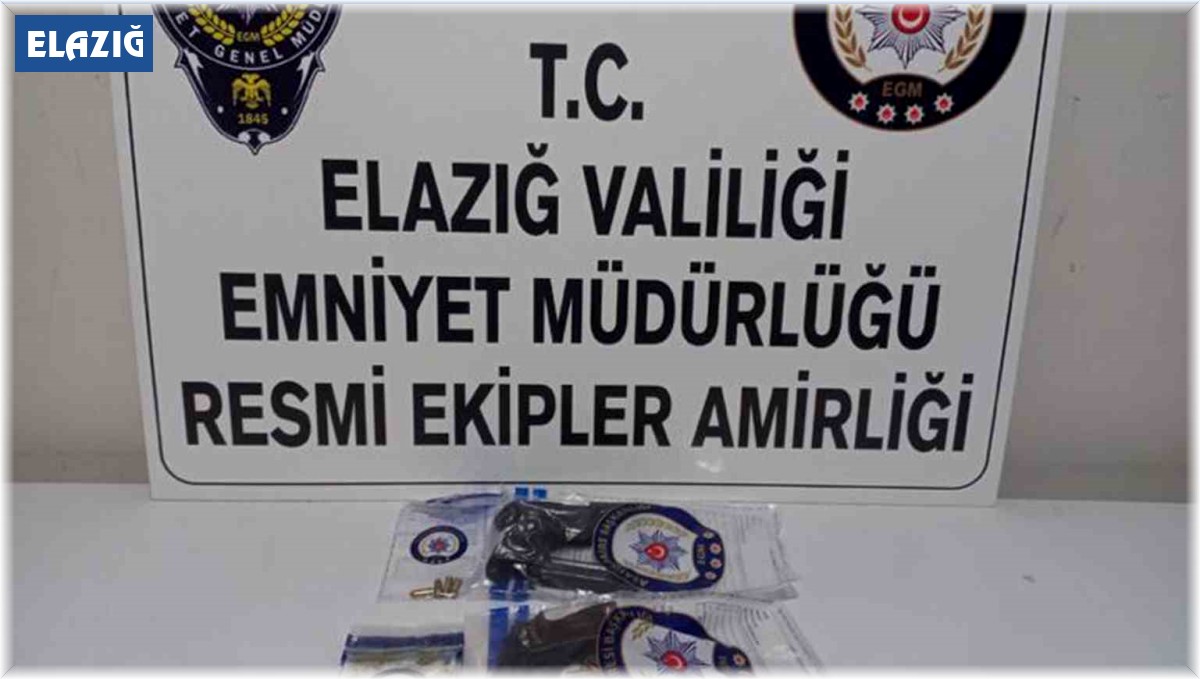 Elazığ'da asayiş uygulaması: 15 aranan şahıs yakalandı, 4 ruhsatsız silah ele geçirildi
