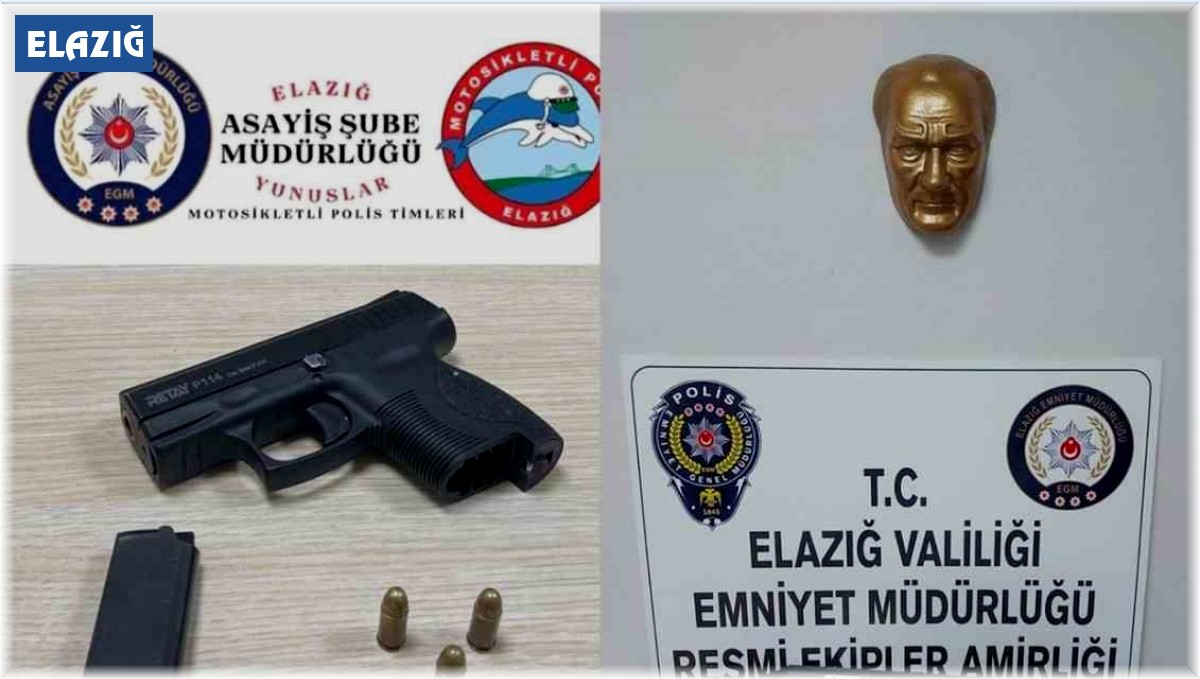 Elazığ'da asayiş uygulaması: 4 tutuklama
