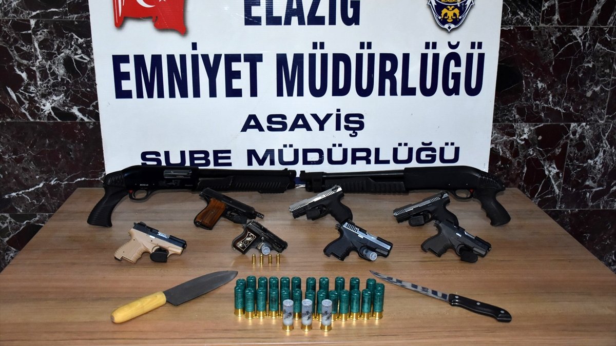 Elazığ'da asayiş uygulamasında yakalanan 61 kişi tutuklandı