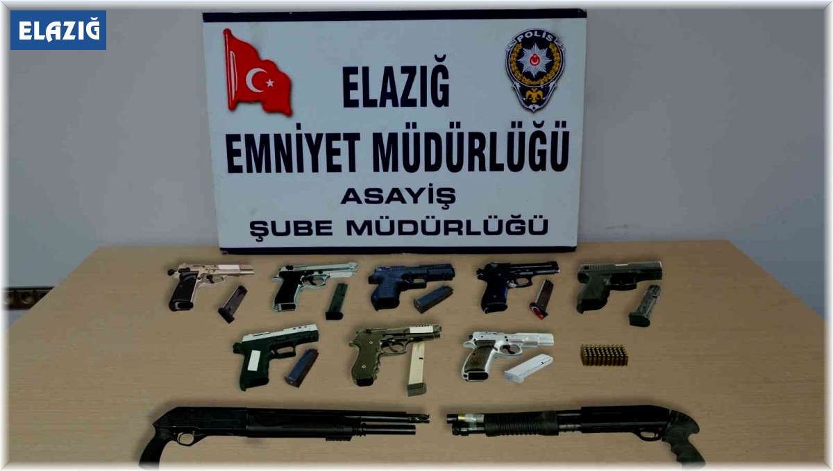 Elazığ'da asayiş ve şok uygulamalarında 134 şüpheli yakalandı