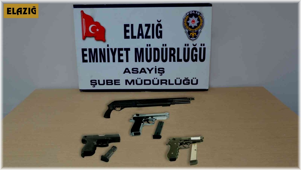 Elazığ'da asayiş ve şok uygulamalarında aranan 133 şüpheli yakalandı