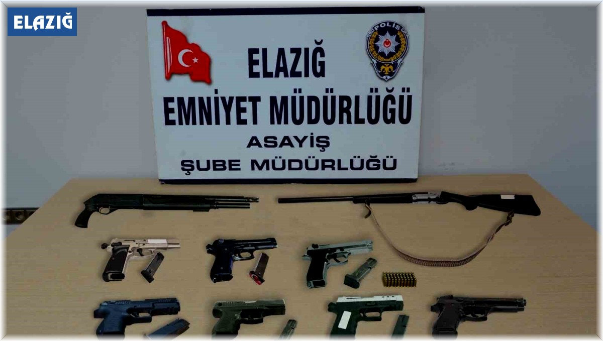 Elazığ'da asayiş ve şok uygulaması: 24 şüpheli tutuklandı