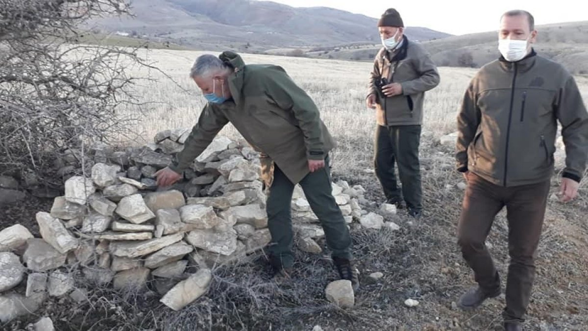 Elazığ'da avlaklarda denetim, keklikler ele geçirildi bir meteris yıkıldı