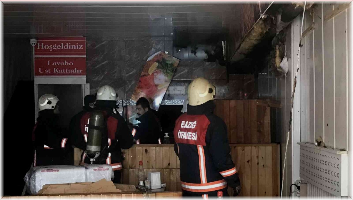 Elazığ'da baca yangını korkuttu