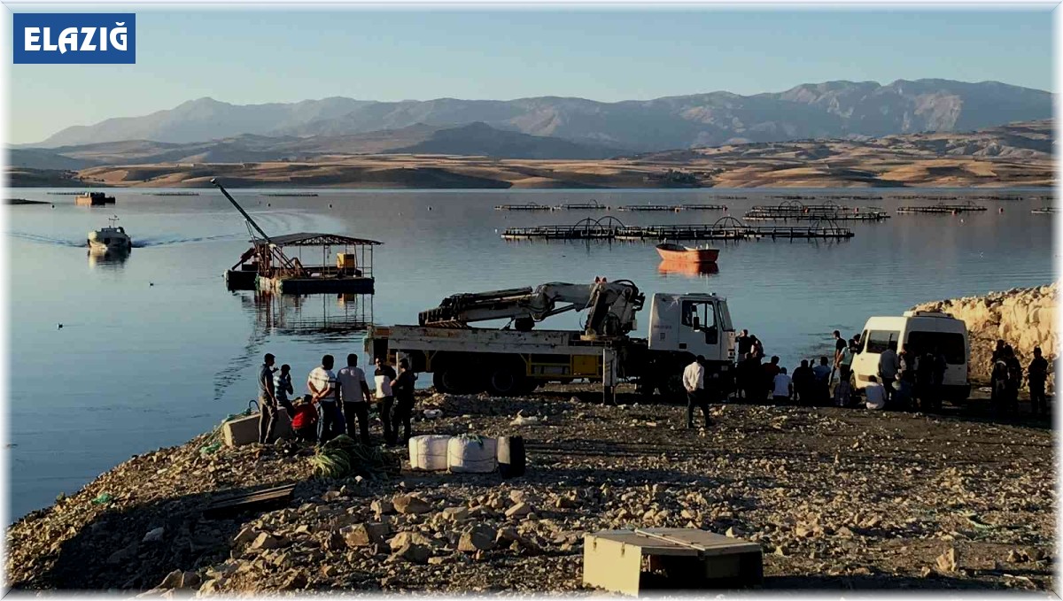 Elazığ'da baraj gölünde kaybolan şahıs 4 gündür aranıyor