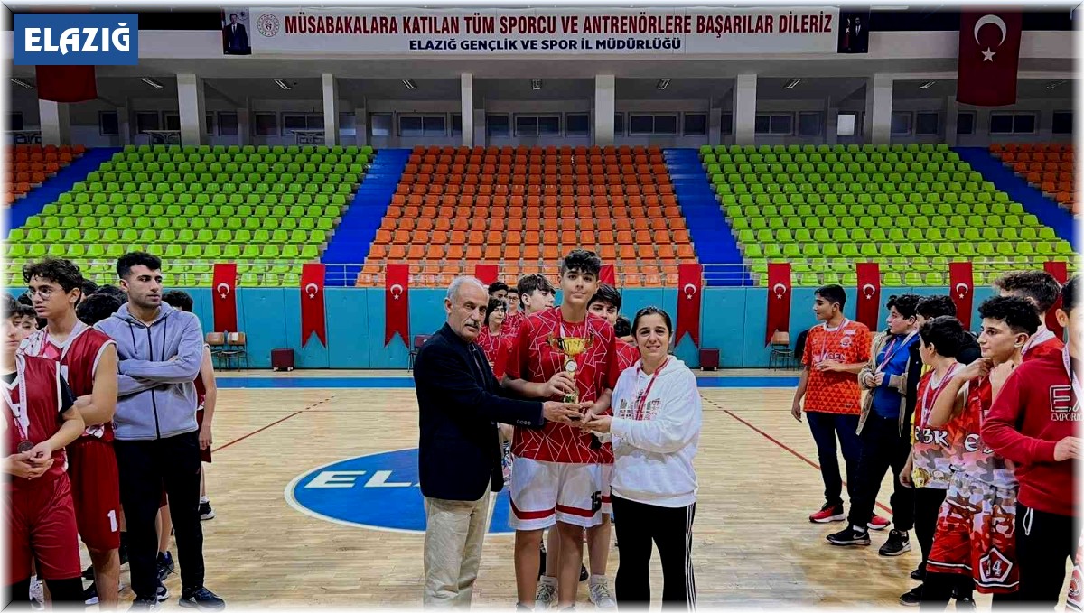 Elazığ'da Basketbol Yerel Lig U14 müsabakaları tamamlandı