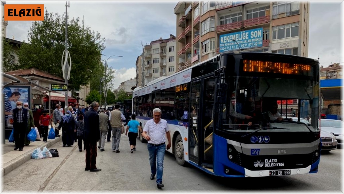 Elazığ'da belediye otobüsleri bayramda ücretsiz