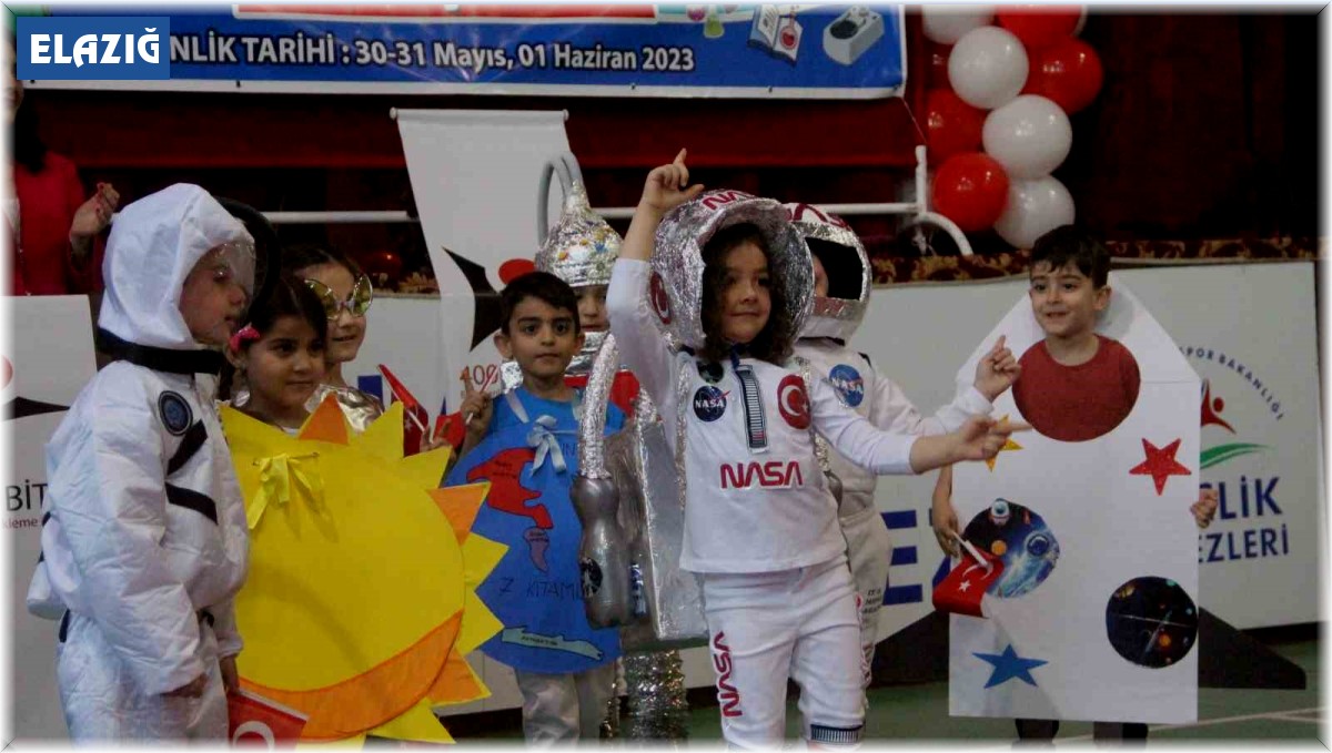 Elazığ'da bilim şenliği renkli görüntüler oluşturdu