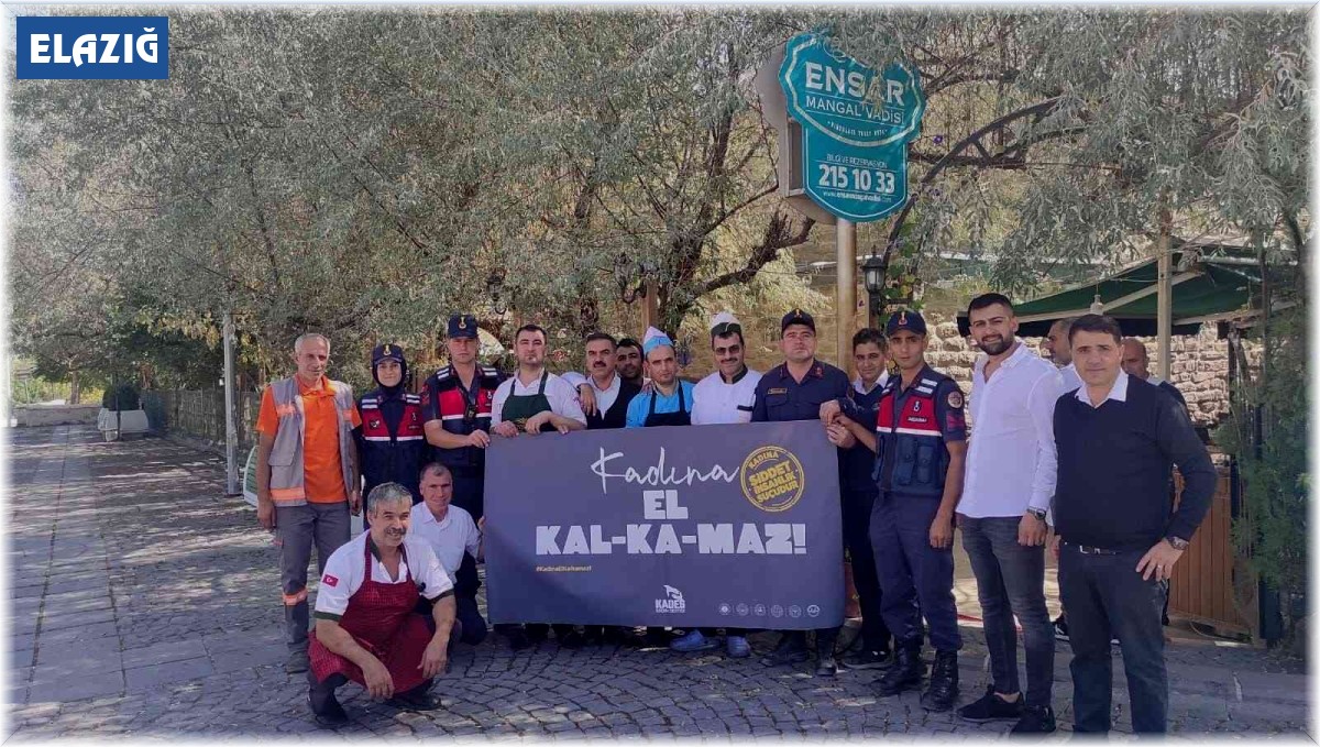 Elazığ'da bin 100 erkeğe 'Kadına el kalkmaz' uyarısı