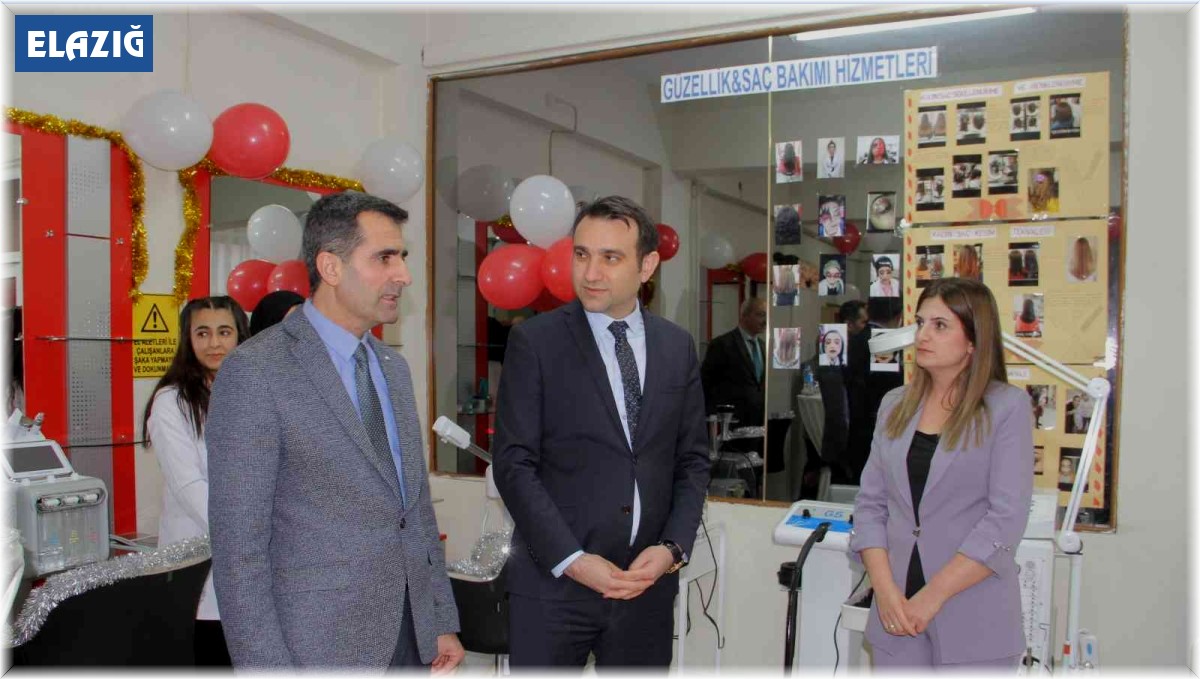 Elazığ'da bir lisede modern saç bakım ve cilt bakımı hizmetleri bölümü açıldı