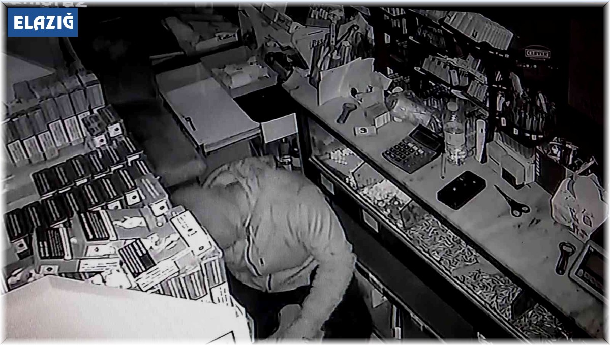 Elazığ'da bir marketten 100 bin liralık malzeme çalan şüpheli yakalandı
