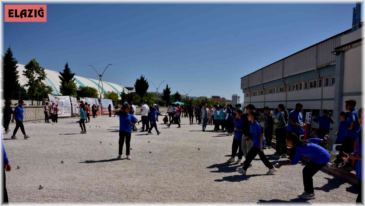 Elazığ'da bocce müsabakaları tamamlandı