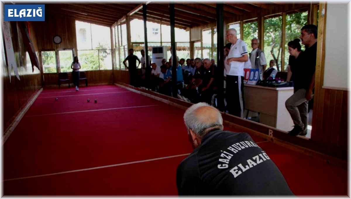 Elazığ'da Bocce Turnuvasının bölge müsabakası yapıldı