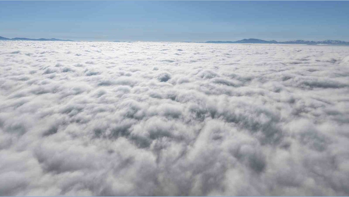 Elazığ'da bulutların görsel şöleni
