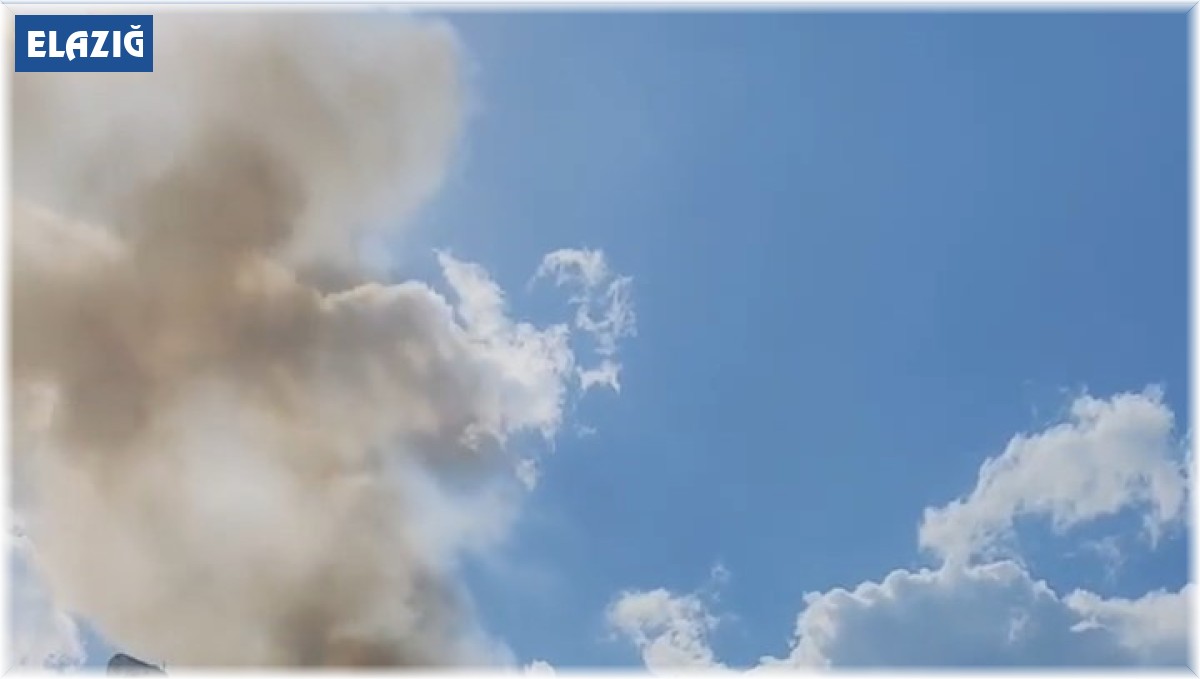 Elazığ'da çatı yangını korkuttu