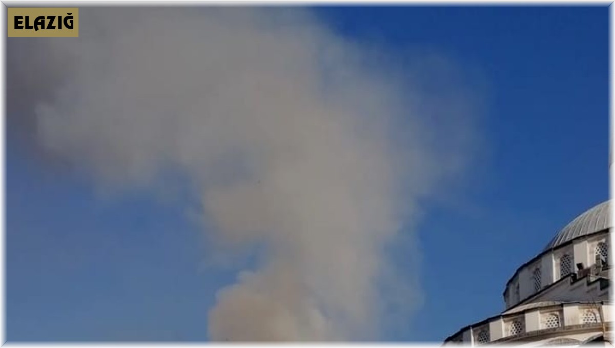 Elazığ'da çatı yangını korkuttu