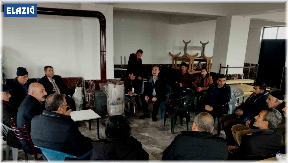 Elazığ'da çiftçileri bilgilendirme toplantıları sürüyor