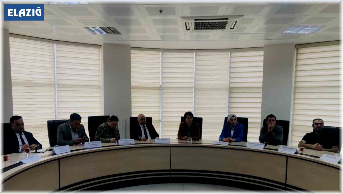 Elazığ'da Çocuk İzlem Koordinasyon Kurulu toplantısı düzenlendi