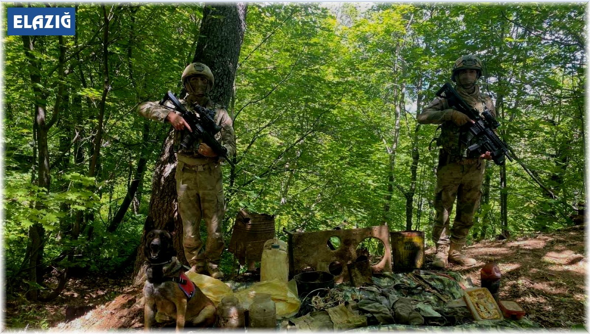 Elazığ'da çok sayıda EYP malzemesi ele geçirildi