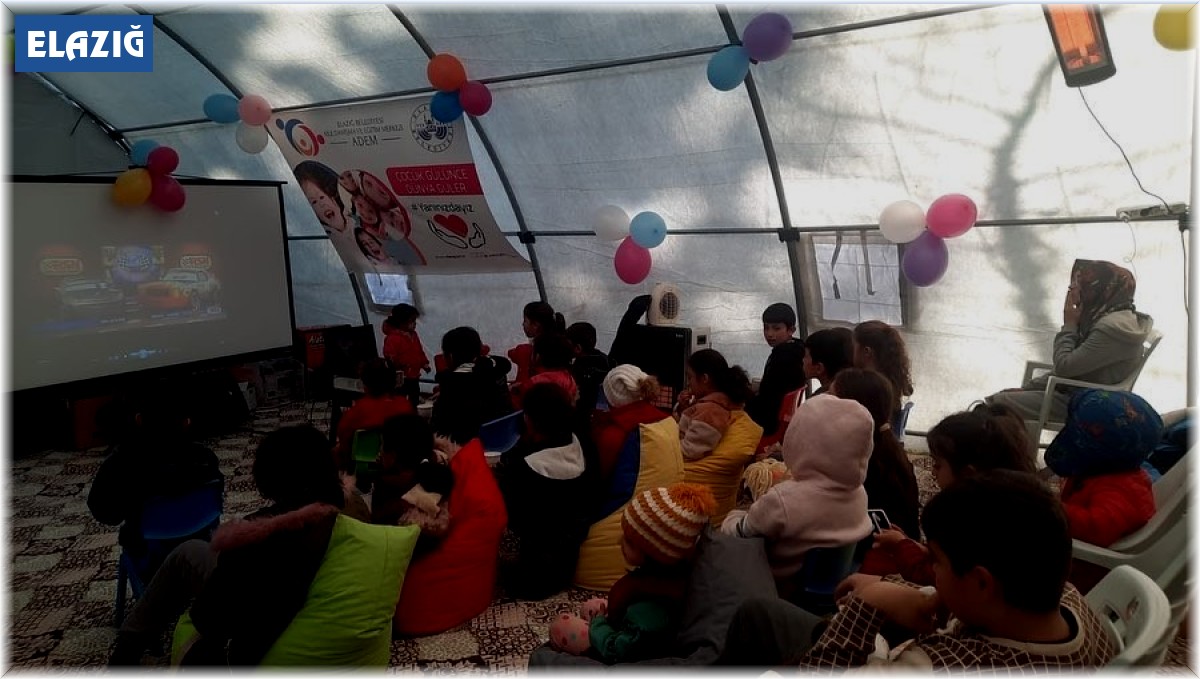 Elazığ'da depremzede çocuklara yönelik etkinlik
