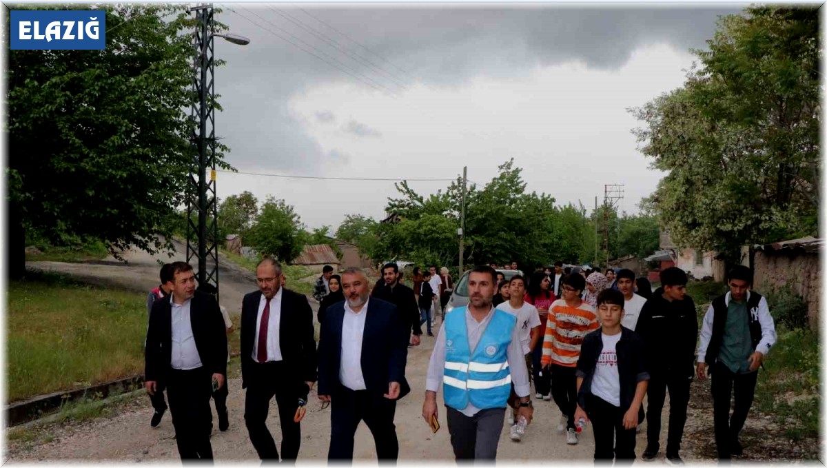 Elazığ'da doğa ve kültür yürüyüşü gerçekleştirildi