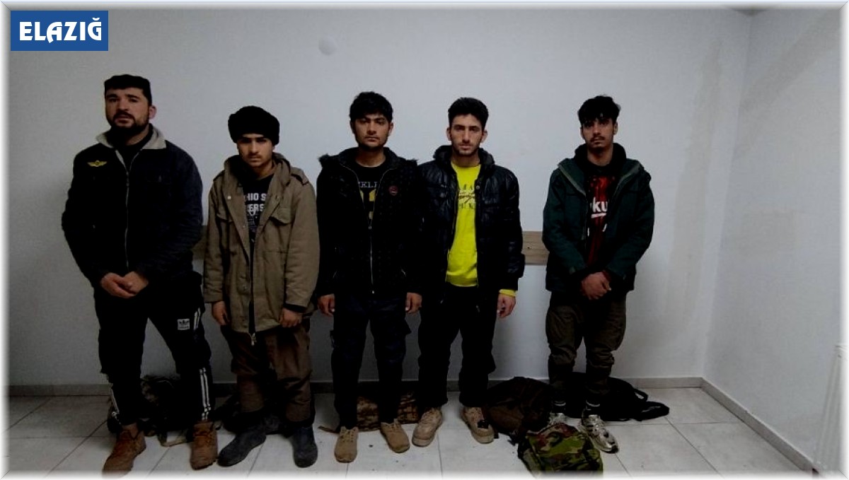 Elazığ'da düzensiz göçmenler yakalandı