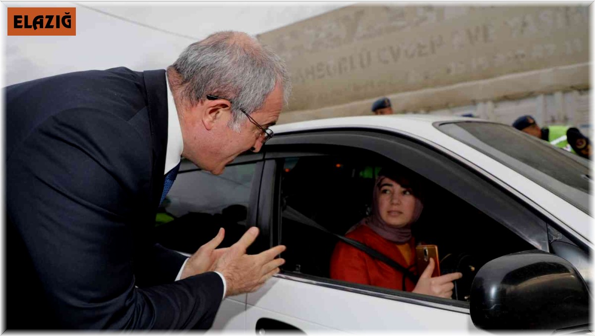 Elazığ'da 'Emniyet Kemeri' uygulaması
