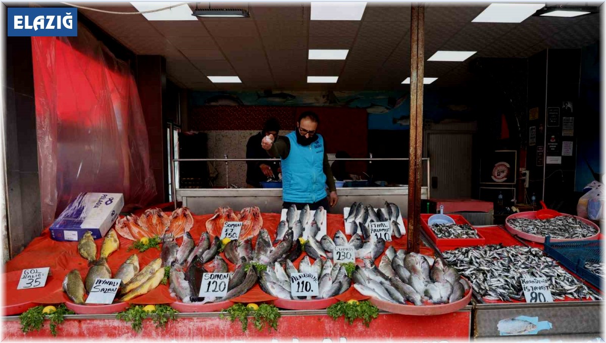 Elazığ'da en çok tercih edilen balık çeşitleri hamsi, istavrit ve alabalık oldu