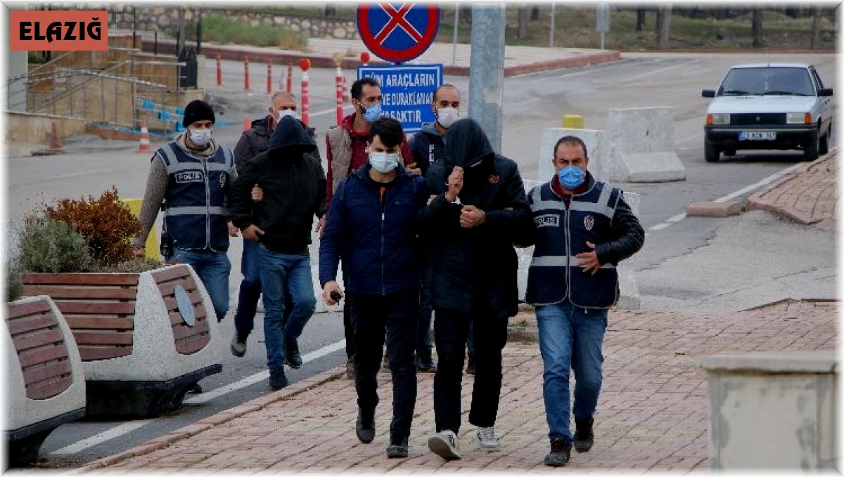 Elazığ'da ev ve otomobilden hırsızlık yapan 2 kişi tutuklandı