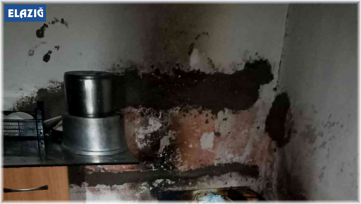 Elazığ'da ev yangını