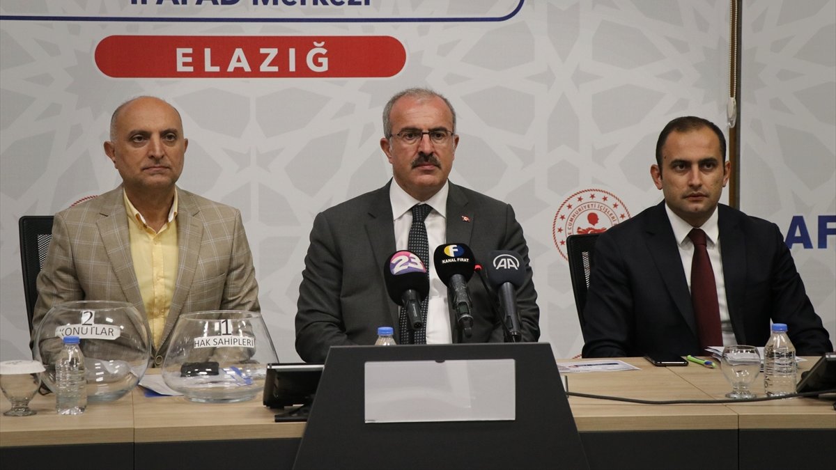 Elazığ'da evleri depremden etkilenen 143 hak sahibi için kura çekildi