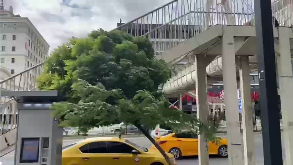 Elazığ'da fırtına etkili oldu