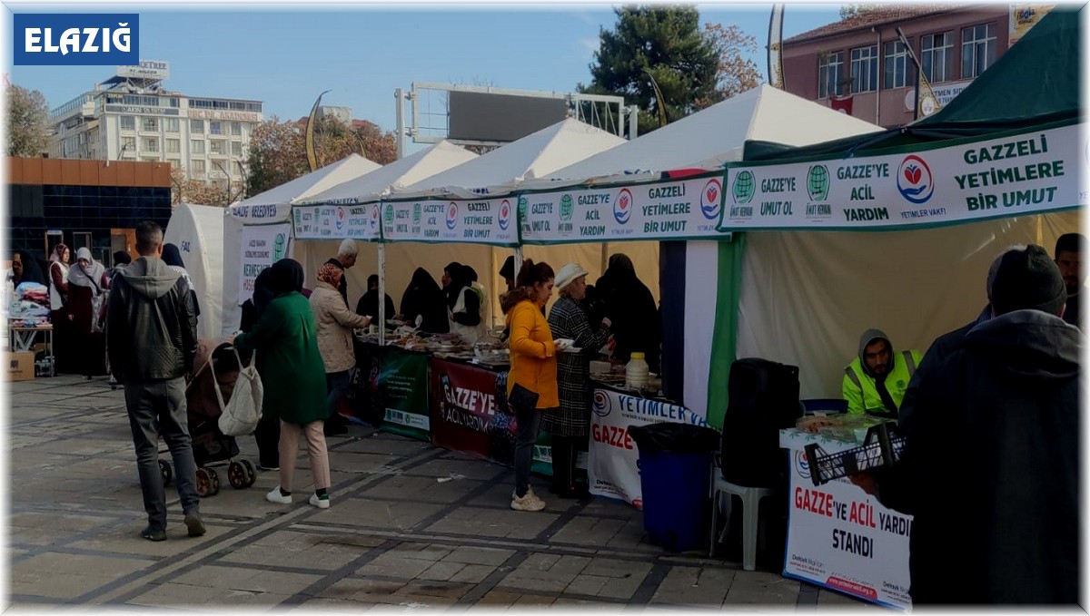 Elazığ'da Gazze etkinliğine yoğun ilgi