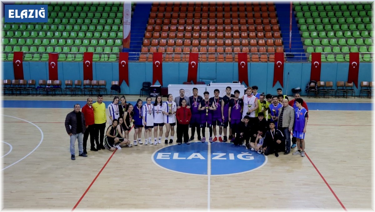 Elazığ'da Gençler Basketbol İl Şampiyonası tamamlandı