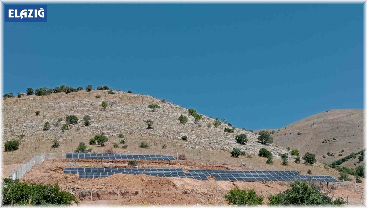 Elazığ'da GES sulama projesi tamamlandı