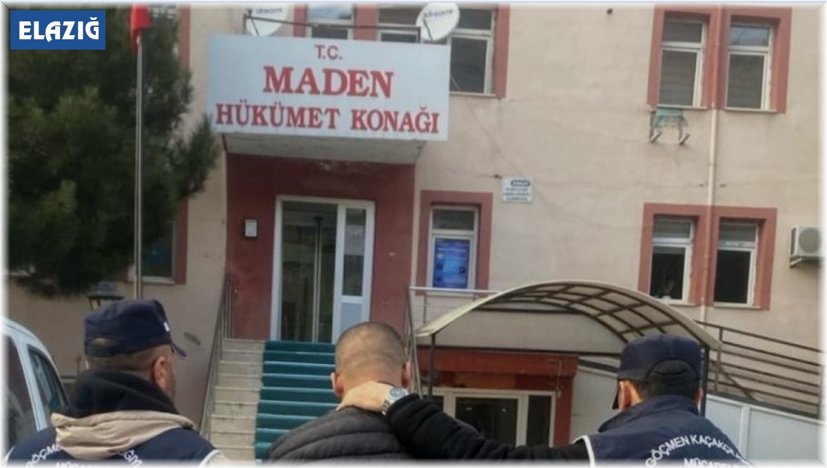 Elazığ'da göçmen kaçakçılığı yapan şüpheli tutuklandı