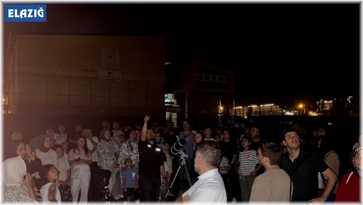 Elazığ'da gökyüzü gözlem etkinliği düzenlendi