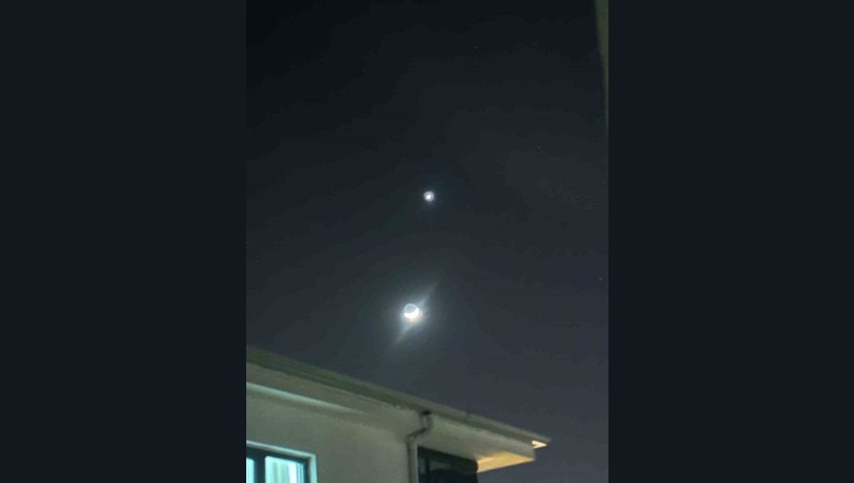 Elazığ'da gökyüzünde görsel şölen