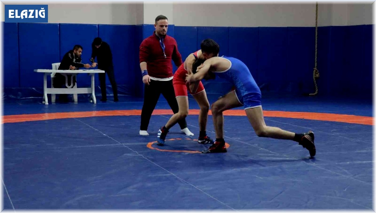 Elazığ'da güreş müsabakaları sona erdi