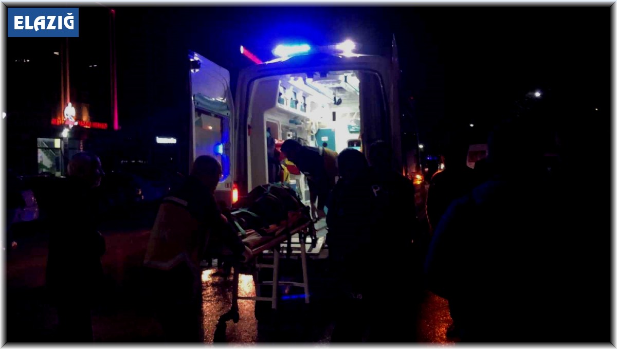 Elazığ'da hafif ticari aracın çarptığı kadın yaralandı
