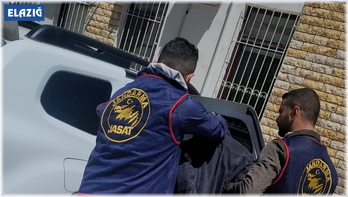 Elazığ'da hakkında 5 ayrı suçtan 27 yıl kesinleşmiş hapis cezası bulunan şahıs yakalandı