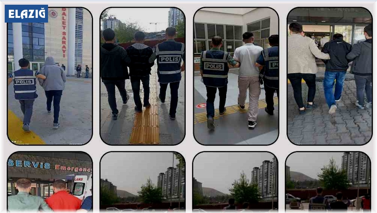 Elazığ'da haklarında kesinleşmiş hapis cezası bulunan 22 kişi yakalandı
