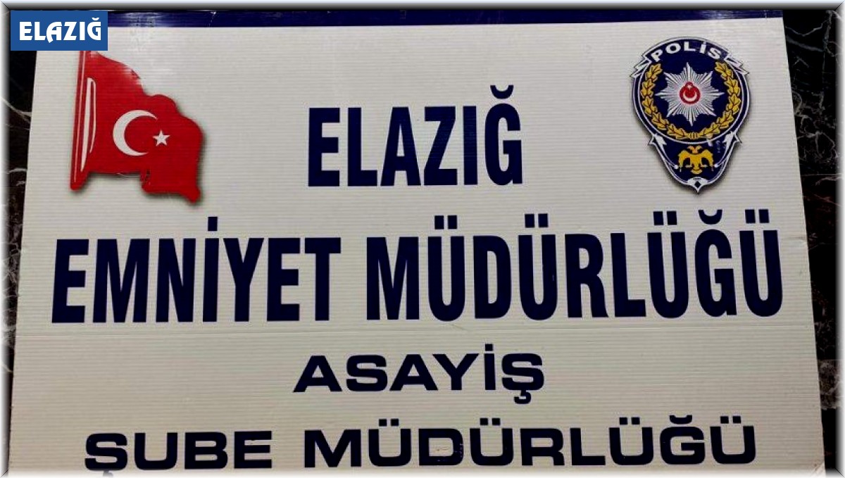 Elazığ'da haklarında kesinleşmiş hapis cezası bulunan 4 kişi yakalandı